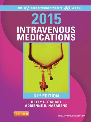 cover image of 2015 Intravenous Medications--E-Book